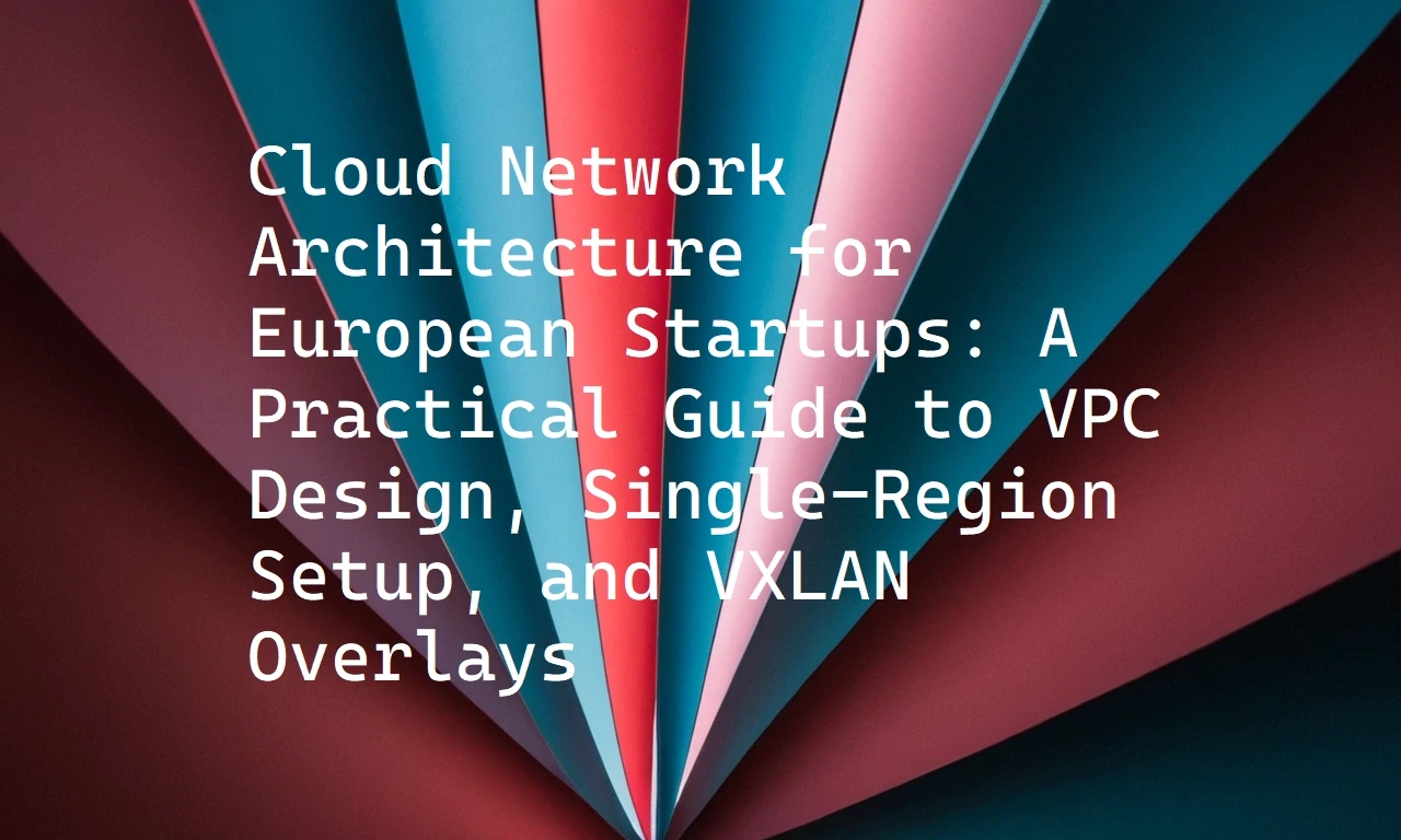 Cloud Network Architecture for European Startups: A Practical Guide to VPC Design, Single-Region Setup, and VXLAN Overlays Banner