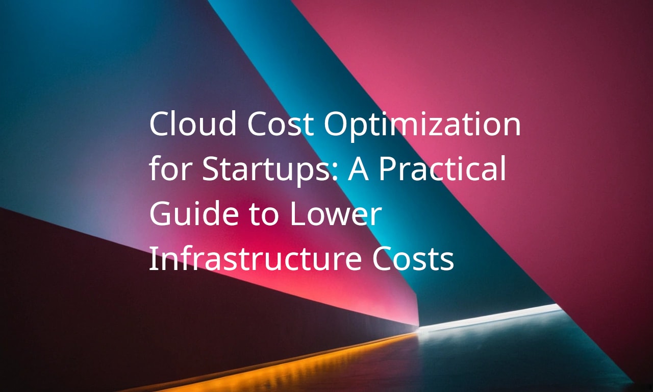 Cloud Cost Optimization for Startups: A Practical Guide to Lower Infrastructure Costs